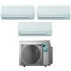 Daikin Climatizzatore Condizionatore DAIKIN Trial Split serie SIESTA Da 9000+9000+9000 Btu Inverter Con 3AMXF52A R-32 Wi-Fi Integrato 9+9+9 A++/A+