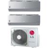 LG Climatizzatore Condizionatore LG DUAL SPLIT Inverter serie Artcool Mirror Specchio 12+12 con MU2R17 UL0 R-32 12000+12000 Wi-Fi I