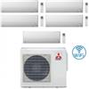 Mitsubishi Electric Climatizzatore Condizionatore MITSUBISHI ELECTRIC Penta Split 7+9+12+12+12 Serie BT Inverter con MXZ-5F102VF WI-FI OPTIONAL 7000+9000+12000+12000+12000 A++/A++ R-32