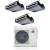 Mitsubishi Electric Climatizzatore Condizionatore MITSUBISHI Trial Split 9+9+12 Serie SEZ-M CANALIZZATO Inverter CANALIZZABILE Con MXZ-3F68VF WI-FI OPTIONAL 9000+9000+12000 A++/A+ R-32