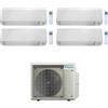 Daikin Climatizzatore Condizionatore DAIKIN Quadri split BLUEVOLUTION 7+7+7+9 serie PERFERA ALL SEASONS Inverter con 4MXM80A R-32 WIFI INTEGRATO 7000+7000+7000+9000 A+++/A++
