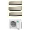 Fujitsu Climatizzatore Condizionatore GENERAL FUJITSU Trial Split 9+12+12 Serie KETA SILVER Inverter Con AOHG30KBTA4 R-32 WI-FI OPTIONAL 9000+12000+12000