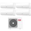 Riello Climatizzatore Condizionatore RIELLO Quadri split 9+9+9+12 Serie AARIA PLUS I Inverter Con MULTI 485 PI WI-FI INTEGRATO 9000+9000+9000+12000 A++/A+ R-32