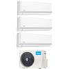 Midea Climatizzatore Condizionatore MIDEA Trial split serie ELEGANCE inverter da 9000+9000+9000 Btu con M3OG-21HFN8-Q R-32 Wi-Fi Incluso 9+9+9 A++/A+
