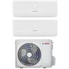 Bosch Climatizzatore Condizionatore Bosch Dual split serie Climate 3000i inverter da 9000+12000 Btu con MS 18 OUE Wi-Fi Optional R-32 9+12 A++/A+