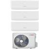 Bosch Climatizzatore Condizionatore BOSCH Trial split serie CLIMATE 3000i inverter da 7000+7000+18000 Btu con CL5000M 79/3 E Wi-Fi Optional R-32 7+7+18 A++/A+