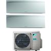 Daikin Climatizzatore Condizionatore DAIKIN BLUEVOLUTION Dual split serie EMURA WHITE III Inverter da 9000+18000 btu con 2MXM68N WI-FI INTEGRATO R-32 9+18 A+++/A++