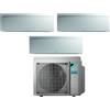 Daikin Climatizzatore Condizionatore DAIKIN BLUEVOLUTION Trial split serie EMURA WHITE III Inverter da 7000+9000+15000 btu con 3MXM68N WI-FI INTEGRATO R-32 7+9+15 A+++/A++