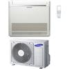 Samsung Climatizzatore Condizionatore Samsung Inverter A Pavimento Console AC026RNJDKG Da 9000 Btu A++ R-32 WI-FI Optional Con Comando Incluso