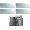Daikin Climatizzatore Condizionatore DAIKIN BLUEVOLUTION Quadri split serie EMURA WHITE III Inverter da 7000+7000+9000+12000 btu con 4MXM68N WI-FI INTEGRATO R-32 7+7+9+12 A+++/A++