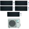 Daikin Climatizzatore Condizionatore DAIKIN BLUEVOLUTION Penta split serie STYLISH TOTAL BLACK Inverter da 7000+9000+9000+9000+12000 btu con 5MXM90N WI-FI INTEGRATO R-32 7+9+9+9+12 A+++/A++