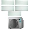 Daikin Climatizzatore Condizionatore DAIKIN BLUEVOLUTION Penta split serie STYLISH TOTAL WHITE Inverter da 9000+9000+9000+9000+12000 btu con 5MXM90N WI-FI INTEGRATO R-32 9+9+9+9+12 A+++/A++