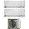 Daikin Climatizzatore Condizionatore Daikin Dual Split BLUEVOLUTION Serie PERFERA ALL SEASONS Inverter 7000+9000 Btu 2MXM40A R-32 Wi-Fi Incluso 7+9 A+++/A++