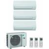 Daikin Climatizzatore Condizionatore DAIKIN Trial Split Serie ECOPLUS SENSIRA Inverter Da 9000+9000+12000 Btu Con 3MXF52A WI-FI OPTIONAL R-32 9+9+12 A++/A+