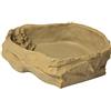 sera Reptil Food/Water Dish L - Ciotola per Cibo e Bevande per rettili e Anfibi, Beige, Grande