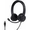 Trust Roha II, con cavo, per ufficio/call center, 20 - 20.000 Hz, 141 g, cuffie, nero