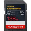 SanDisk Extreme PRO - Scheda di memoria flash - 128 GB