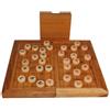 terrapin trading ltd Set Scacchi Cinesi In Legno Pieghevole In Scatola Di Legno TH116Chess
