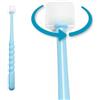 Oralieve Spazzolino da denti e bocca piccolo a 360° (blu), spazzolino morbido per bocca dolorante, sensibile o secca, spazzolino da denti per bambini a 360 gradi con impugnatura facile - Spazzolino da
