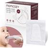 Momcozy Spazzolino da denti per bambini, salviettine per spazzolino da denti, salviette per la pulizia della lingua e delle gengive, detergente orale per neonati, 30 pezzi