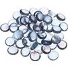 QUARKZMAN 67Pz Perline Vetro Focolare, Perline Marmo Piatte, Ciottoli Vetro, Perline Riempire Vasi Acquario e Decorazione Giardino 17-19mm(2/3-3/4), 300g/0.66lbs Viola