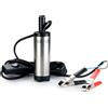 TOPCHK Pompa Sommersa 12V 38mm per Trasferimento Combustibile Diesel Olio e