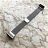 NICKSTON Color Argento Taglia Grande Milanese Anello Rete Band Cinturino per Fitbit Costo