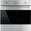 Smeg SF6381X Classica Forno da incasso Elettrico Ventilato 70 L Classe A 6 Funzioni Smalto Ever Clean (60x60x59 cm) colore Acciaio Inox