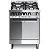 Lofra M66GV-C Maxima Cucina a Gas Ventilato 4 Fuochi 66 L Grill Elettrico Tripla Corona (60x60x85 cm) colore Acciaio Inox