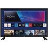 Majestic SM22FHDV1 Smart TV LED 22'' Full HD VIDAA Wi-Fi DVB-T2 DVB-S2 Doppia Alimentazione AC DC 12V colore Nero