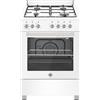 La Germania SE664GB24 Cucina a Gas 60 cm 4 Fuochi Forno Gas Ventilato Grill Elettrico 57 L Classe A (93x60x60 cm) colore Bianco