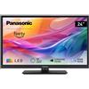 Panasonic TV-24S50AEZ S50 Smart TV LED HD 24'' Fire TV Alexa HDR10 DVB-T2 colore Nero
