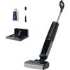 Hoover HW300 011 HW3 TURBO CLEAN Aspirapolvere a Bastone 2 in 1 Senza Sacchetto Secco e Bagnato HEPA 220 W 40 min autonomia colore Nero Argento