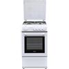 DELONGHI De'Longhi DL554GW2 Cucina a Gas 4 Fuochi Forno Gas Statico 49 L Classe A (83x50x50 cm) colore Bianco