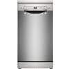 Bosch SPS2HKI55E Serie 2 Lavastoviglie Slim libera installazione 10 coperti Classe D 46 dB Home Connect (85x45x60 cm) colore Inox