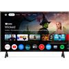 TELESYSTEM TELE System TS24FLSMG15 Smart TV 24'' Google TV 12V Camper DVB-T2 S2 CAM tivu'sat WiFi Bluetooth colore Nero