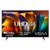 Hisense 43A69S A69S Smart TV 4K UHD 43'' VIDAA Dolby Vision DTS Virtual X Wi-Fi Dual Band colore Nero