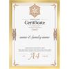 Ditwis Cornice A4 Oro, per 21x29,7 cm Certificati, Foto, Disegni dei bambini e Documenti, per Pareti e Tavoli, Portafoto Adatta per Soggiorno, Camera da Letto e Ufficio