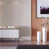 DEGHI Pannello fonoassorbente boiserie 60x240h cm bianco con listelli irregolari cashmere - Bjorn
