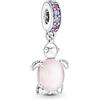 Pandora Ciondolo pendente tartaruga marina rosa in vetro di Murano PANDORA Giappone