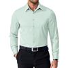 WINKEEY Camicia Uomo Maniche Lunga Camicie No Stiro Business Camicia Senza Rughe Regolare Fit Elegante Casual