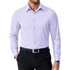 WINKEEY Camicia Uomo Maniche Lunga Camicie No Stiro Business Camicia Senza Rughe Regolare Fit Elegante Casual