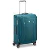 RONCATO CITY 3.0 Valigia Trolley medio 64 cm, Espandibile con zip e con sistema di chiusura TSA - Smeraldo