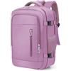 OTAHGK Bagaglio a Mano 40 × 20 × 25 per Ryanair, Zaino da Viaggio Sotto il Sedile Aereo Borsa da Cabina Voli Zaini Casual Valigia Ufficio Scolastico Lavoro Borse Adatto a Laptop da 14 pollici-Viola