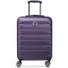 DELSEY PARIS Meteor - Valigetta per cabina sottile, 4 ruote doppie, 55 cm, unisex, per adulti, viola 08 (viola), 55 cm