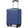 KONO Trolley Bagaglio a Mano e Valigia Cabina 45x36x20 cm, ABS+PC, Conforme EasyJet (Marina Militare, 16)