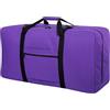 ZZY Borsone da Viaggio Extra Large da 110L Leggero Sacchetto Bagagli Borsa da Trasporto per Camping Sport Gym Weekender (Viola)