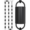 Rain Chains Direct Canale di Collegamento, Lunghezza 2,5 m, Alluminio, Verniciato a Polvere Nera, Ricambio Funzionale e Decorativo per pluviali grondaie