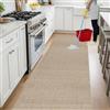 parpyon Tappeto passatoia cucina LAVABILE Lucy - ANTISCIVOLO aderisce perfettamente a terra non piega si pulisce con straccio - tappeti casa moderno (50X180, 66)