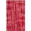 Pierre Tappeti Tappeto da Bagno CRAZY ROSSO, Morbido e Assorbente in Microfibra Antiscivolo, Lavabile in Lavatrice, Ideale per Doccia, Lavabo e Sanitari, con Effetto Intreccio 60x120cm
